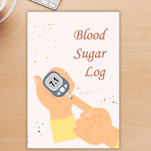 Blood Sugar Logbook Daily Glucose & Medication Tracking Notebook