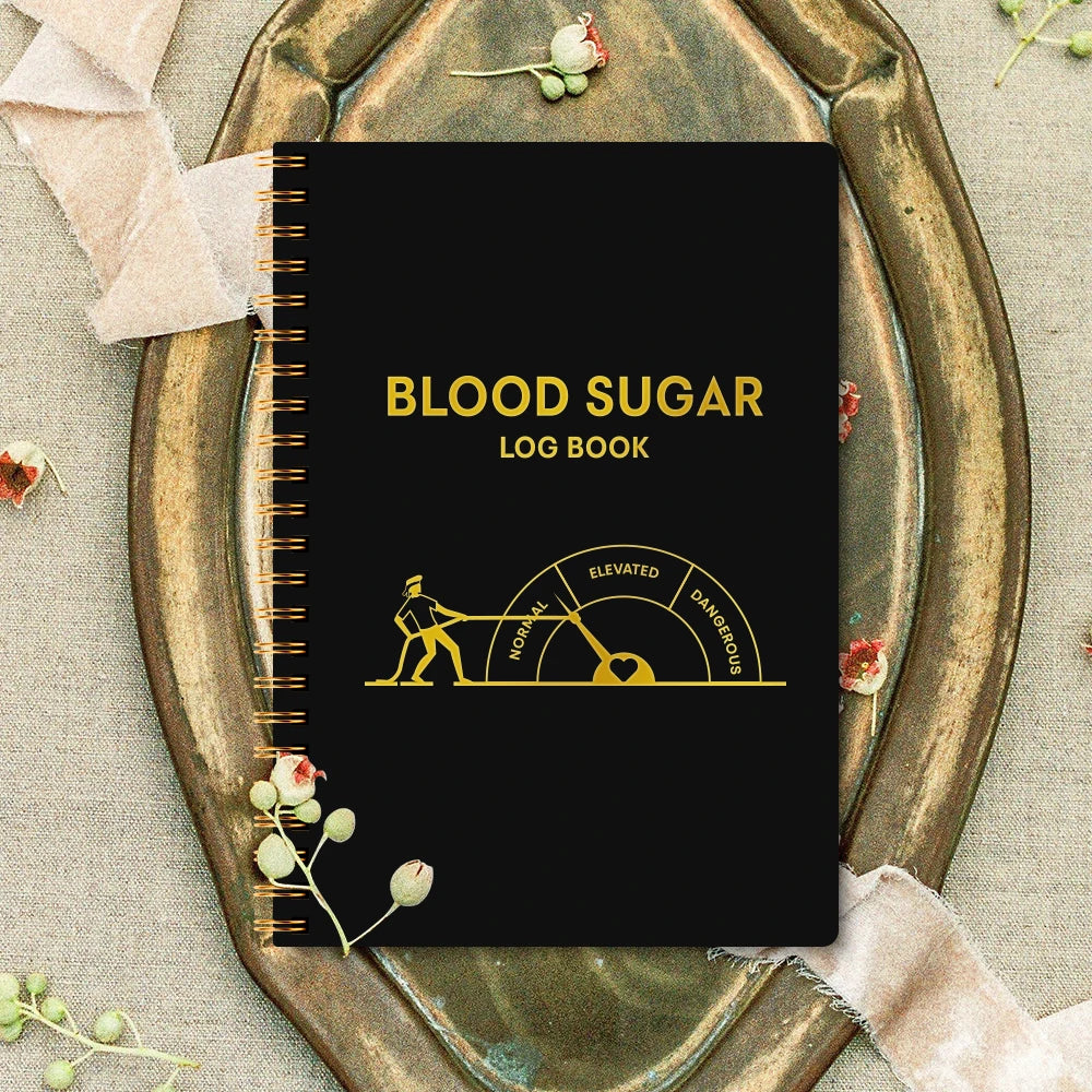 2025 Blood Sugar Log Book Weekly Diabetic Glucose Tracker Journal