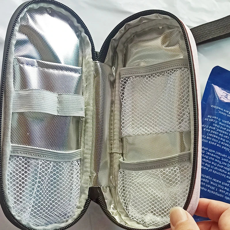 Waterproof Insulin Cooler Bag with Ice Pack Diabetic Storage Case