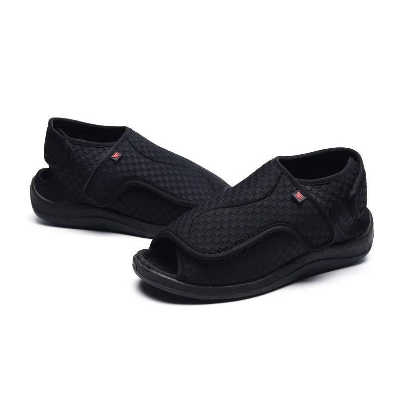 Unisex Diabetic Slippers Extra Wide Adjustable Indoor Sandals