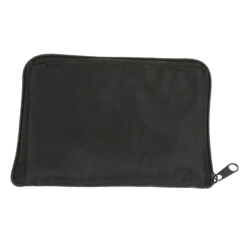 Portable Blood Glucose & BP Monitor Storage Bag Zipper Organizer Case