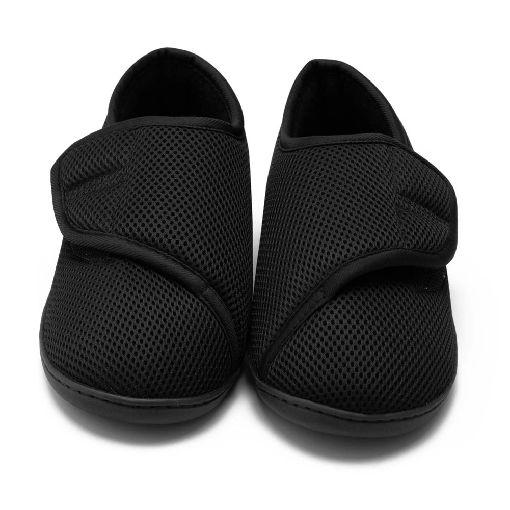 Unisex Diabetic Wide Walking Shoes Adjustable Lightweight Sneakers