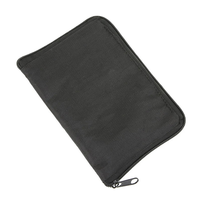 Portable Blood Glucose & BP Monitor Storage Bag Zipper Organizer Case