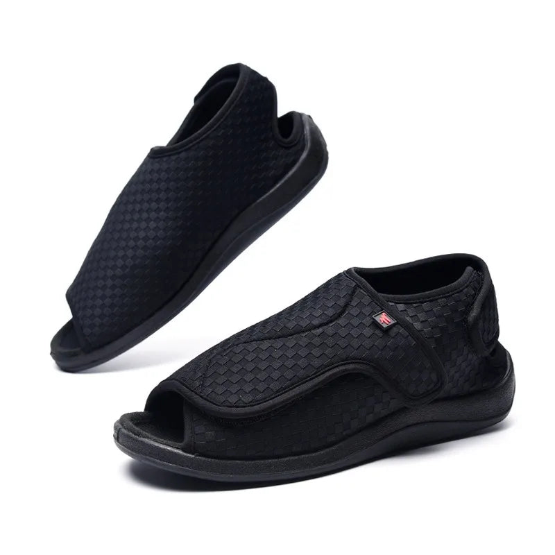 Unisex Diabetic Slippers Extra Wide Adjustable Indoor Sandals