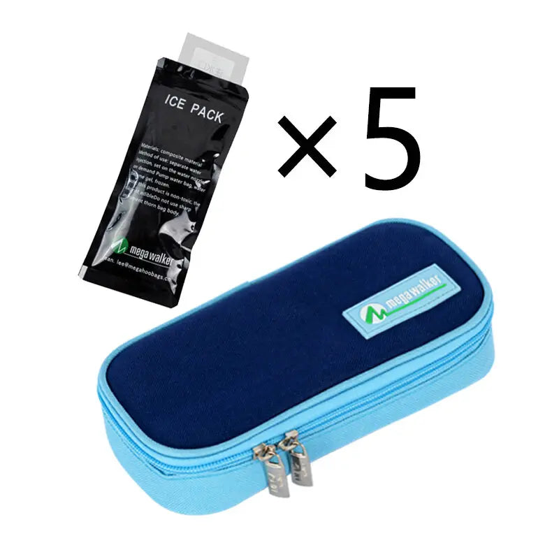 Medium Insulin Cooler Bag Portable Insulated Diabetic Travel Case