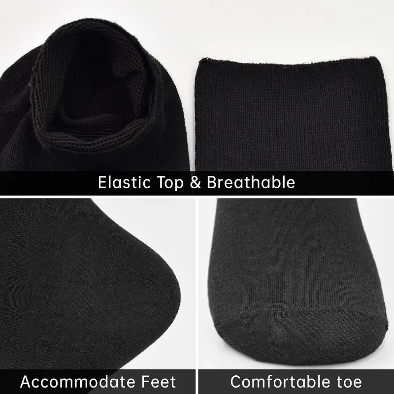 12 Pairs Diabetic Socks Non-Binding, Extra Loose & Breathable