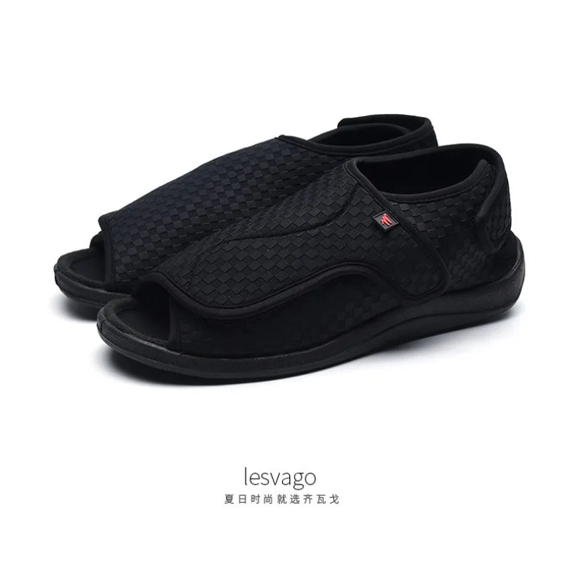 Unisex Diabetic Slippers Extra Wide Adjustable Indoor Sandals