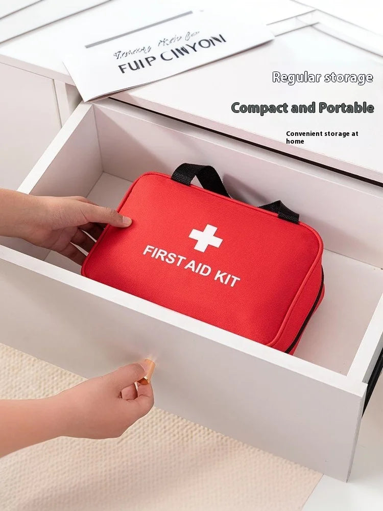 Portable First Aid Medical Storage Bag Travel & Emergency Organizer