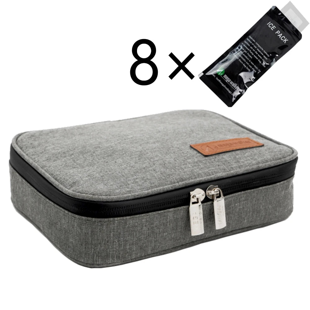 Medium Insulin Cooler Bag Portable Insulated Diabetic Travel Case