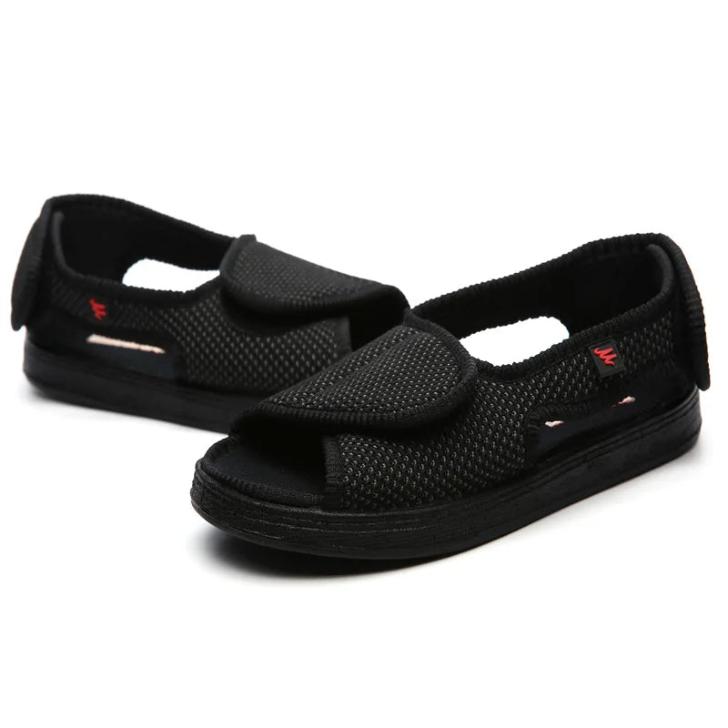 Adjustable Diabetic Wide-Fit Non-Slip Breathable Sandals