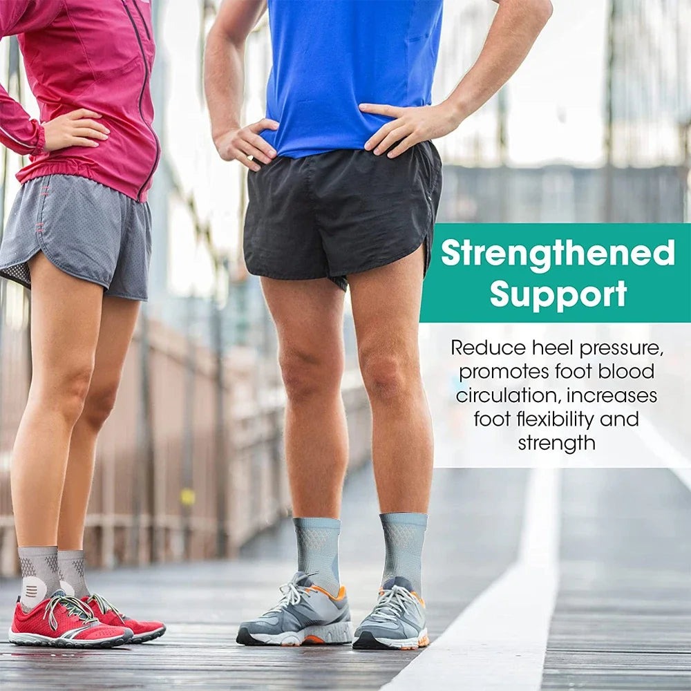 Neuropathy Compression Toeless Socks Diabetic Foot Support Sleeves (1 Pair)