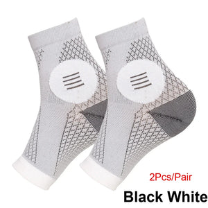 Neuropathy Compression Toeless Socks Diabetic Foot Support Sleeves (1 Pair)