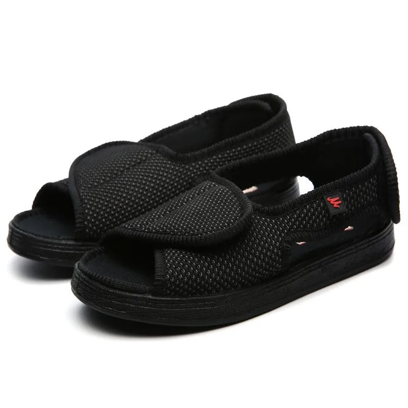 Adjustable Diabetic Wide-Fit Non-Slip Breathable Sandals
