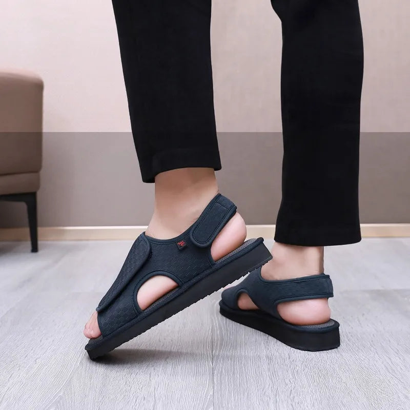 Unisex Diabetic Walking Sandals – Breathable, Adjustable & Anti-Slip