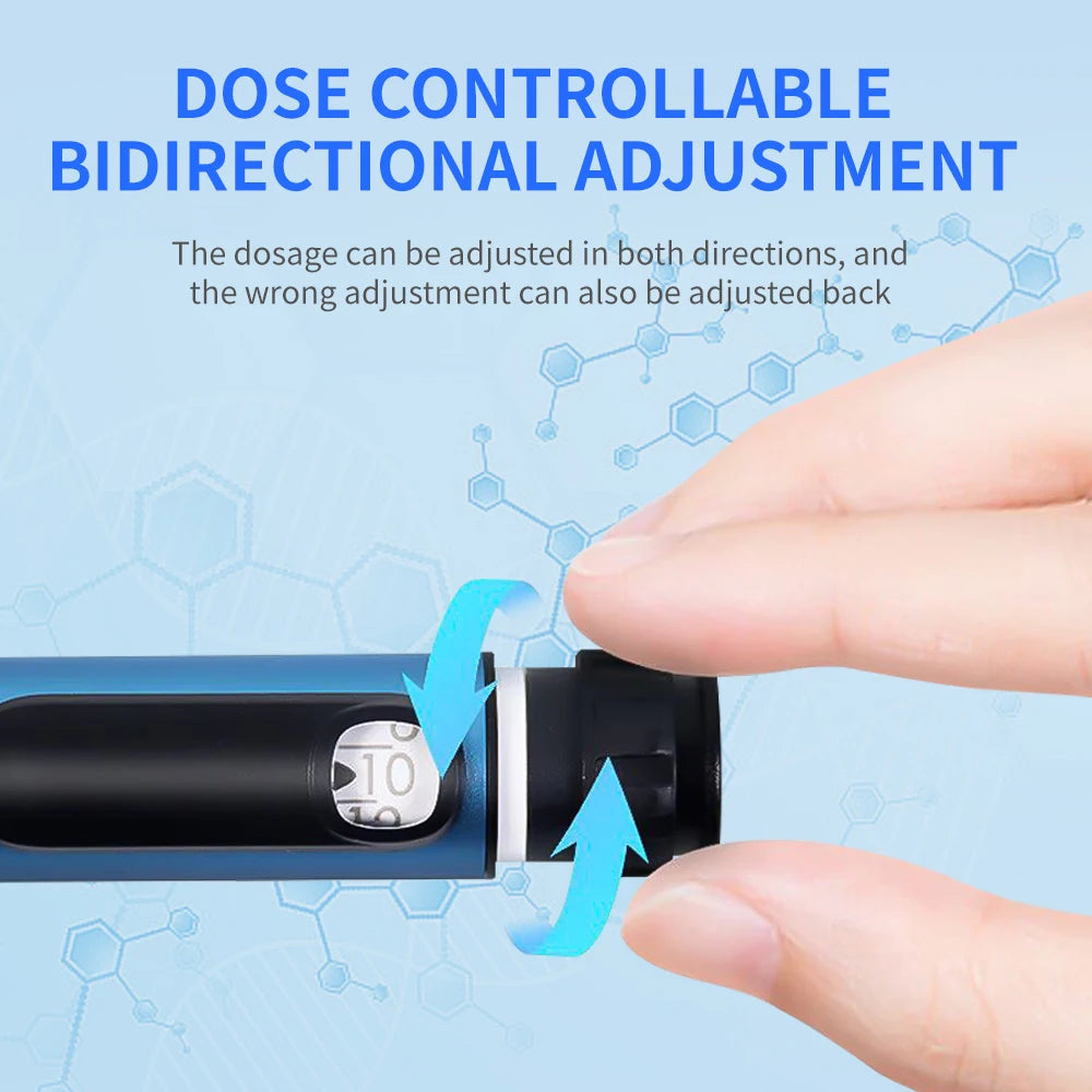 Reusable Insulin Pen for 3ml Cartridges Home Diabetes Use
