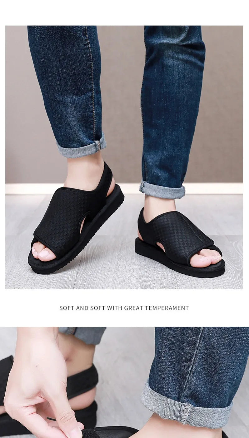 Unisex Diabetic Walking Sandals – Breathable, Adjustable & Anti-Slip