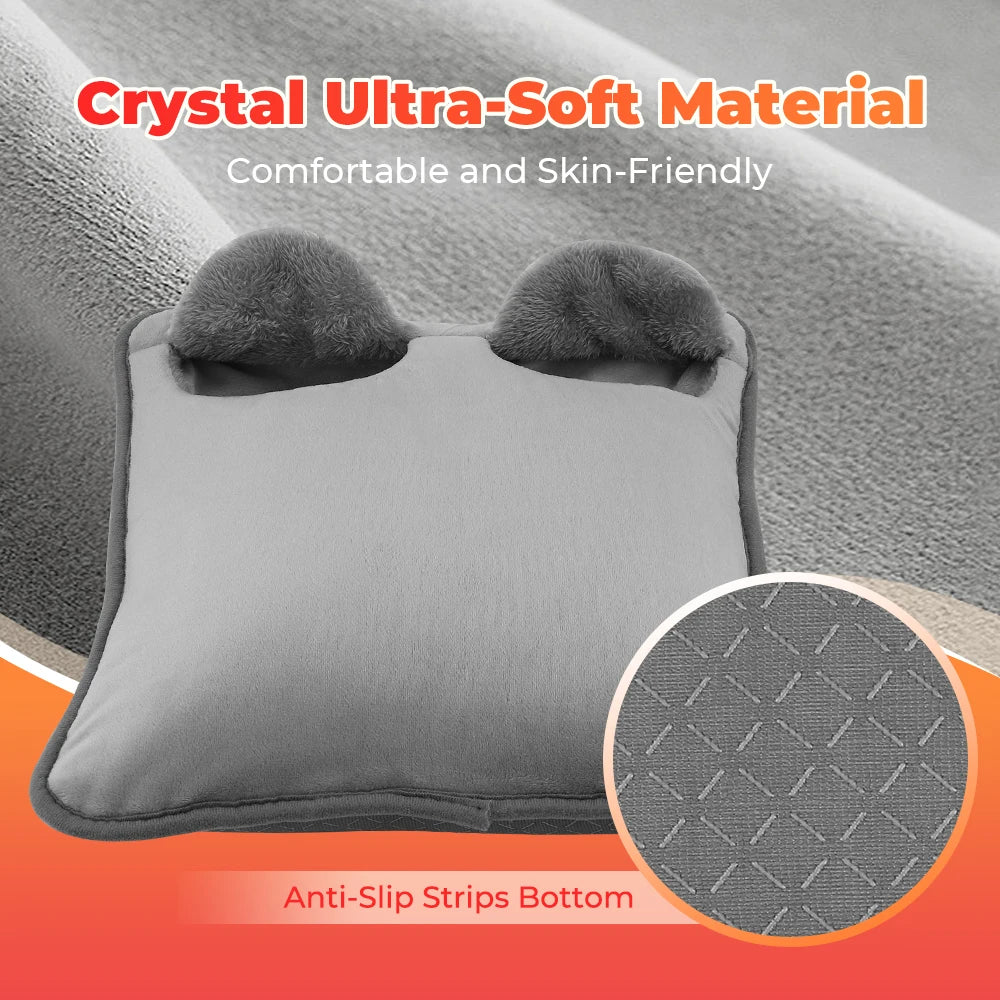 Electric Foot Heating Pad Fast-Heating Under Desk Warming Mat