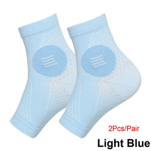 Neuropathy Compression Toeless Socks Diabetic Foot Support Sleeves (1 Pair)