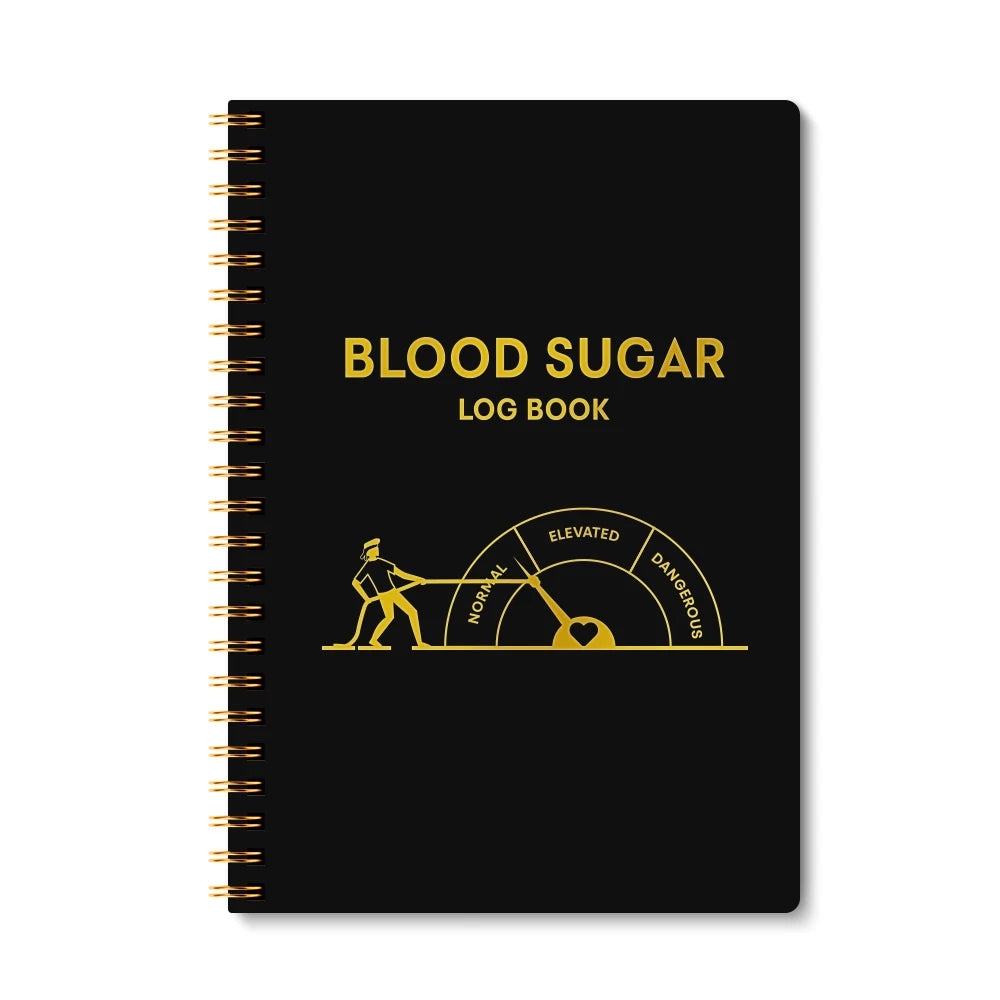 2025 Blood Sugar Log Book Weekly Diabetic Glucose Tracker Journal
