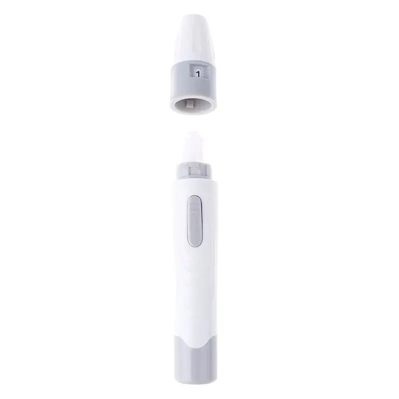 Adjustable Diabetic Lancing Pen for Blood Glucose Testing