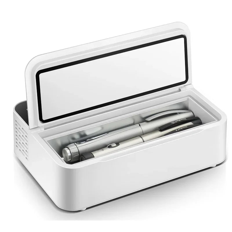 USB Insulin Cooler Bag with Temperature Control Portable Medical Travel Case
