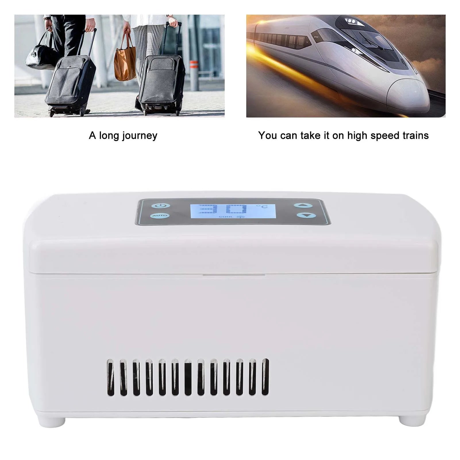 Portable Plug-In Insulin Cooler Box Mini Medicine Fridge
