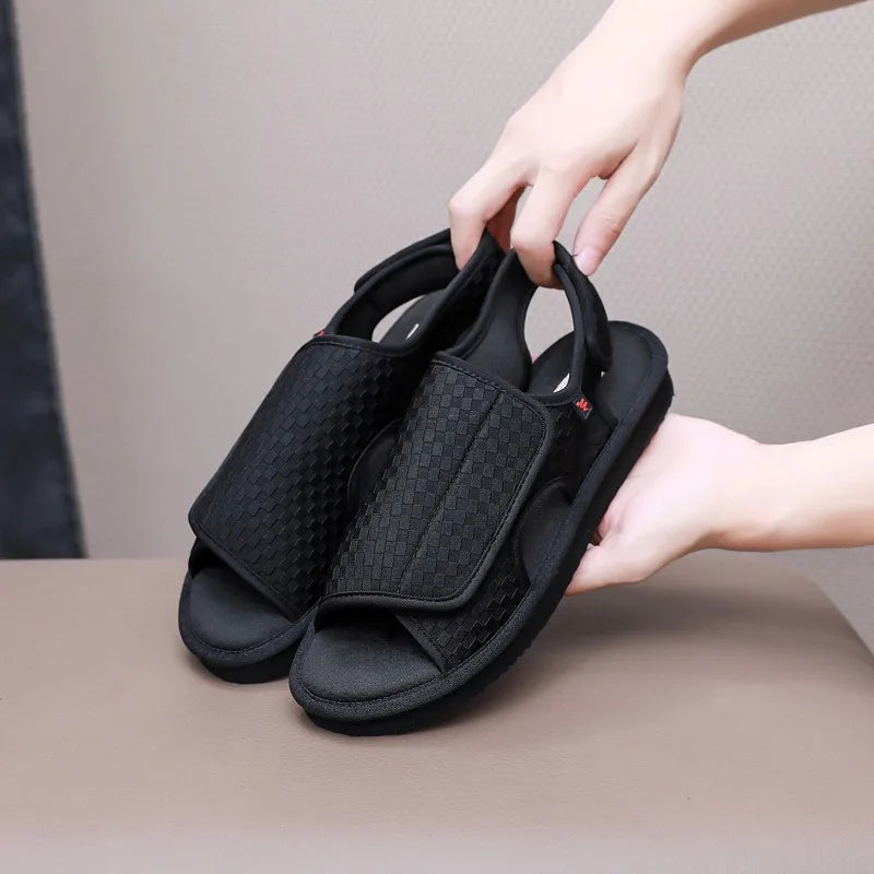 Unisex Diabetic Walking Sandals – Breathable, Adjustable & Anti-Slip