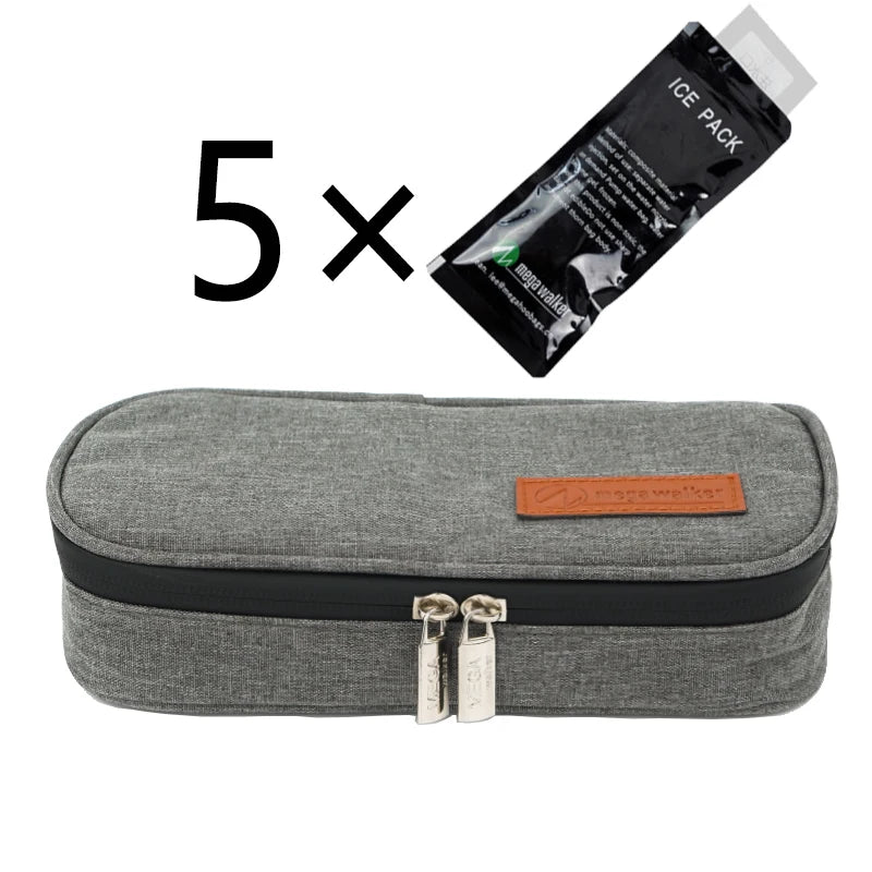 Medium Insulin Cooler Bag Portable Insulated Diabetic Travel Case