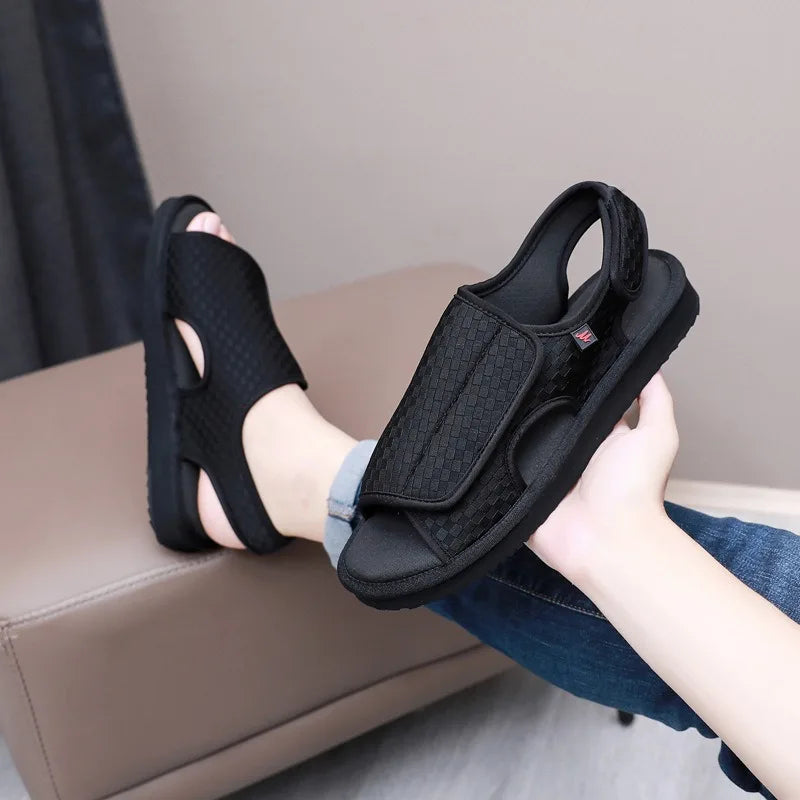 Unisex Diabetic Walking Sandals – Breathable, Adjustable & Anti-Slip