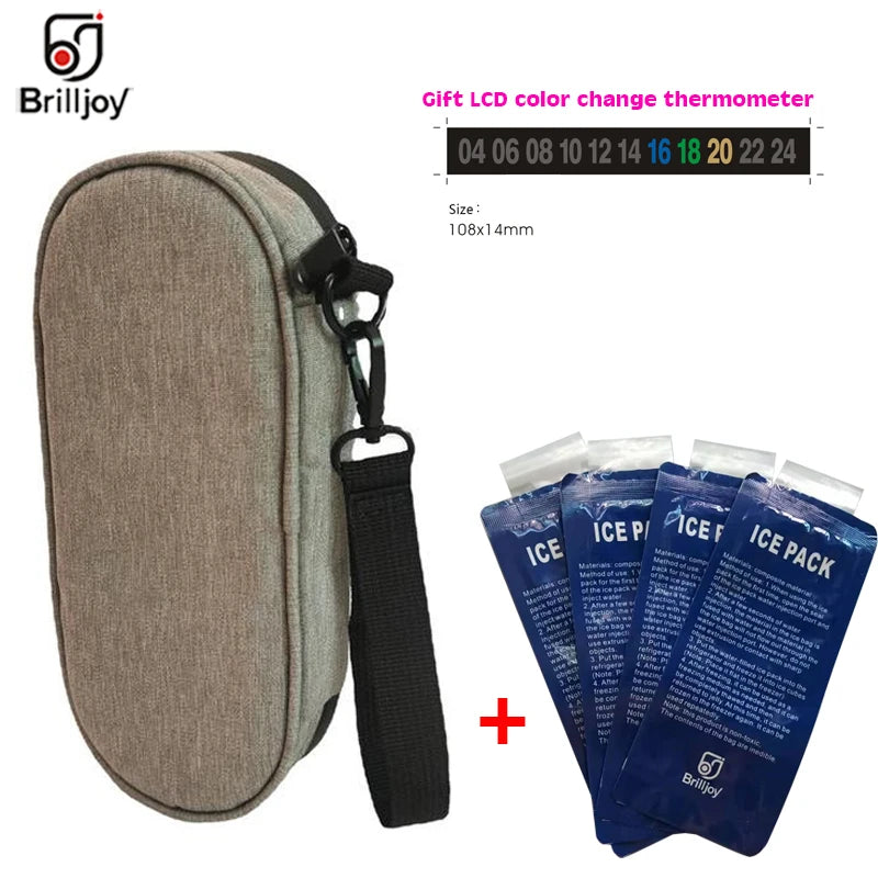 Waterproof Insulin Cooler Bag with Ice Pack  Diabetic Storage Case